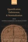 Quantification, Definiteness, and Nominalization - Book