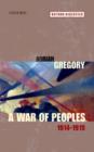 A War of Peoples 1914-1919 - Book