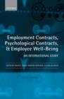 Employment Contracts, Psychological Contracts, and Employee Well-Being : An International Study - Book