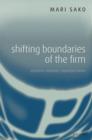 Shifting Boundaries of the Firm : Japanese Company - Japanese Labour - Book