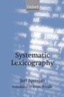 Systematic Lexicography - Book