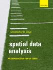 Spatial Data Analysis : An Introduction for GIS users - Book