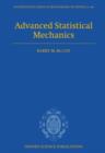 Advanced Statistical Mechanics - Book