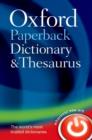 Oxford Paperback Dictionary & Thesaurus - Book