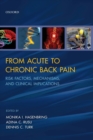 From Acute to Chronic Back Pain : Risk Factors, Mechanisms, and Clinical Implications - Book