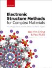 Electronic Structure Methods for Complex Materials : The orthogonalized linear combination of atomic orbitals - Book