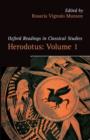 Herodotus: Volume 1 : Herodotus and the Narrative of the Past - Book