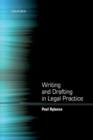 Writing and Drafting in Legal Practice - Book