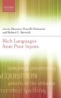 Rich Languages From Poor Inputs - Book
