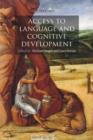 Access to Language and Cognitive Development - Book