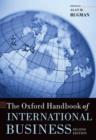 The Oxford Handbook of International Business - Book