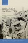 Literature and the Great War 1914-1918 - Book