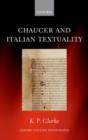 Chaucer and Italian Textuality - Book