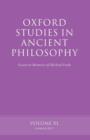 Oxford Studies in Ancient Philosophy, Volume 40 : Essays in Memory of Michael Frede - Book