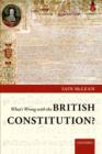 What's Wrong with the British Constitution? - Book