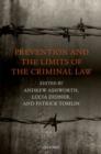 Prevention and the Limits of the Criminal Law - Book