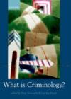 What is Criminology? - Book