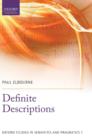 Definite Descriptions - Book
