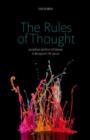 The Rules of Thought - Book