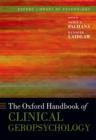 The Oxford Handbook of Clinical Geropsychology - Book