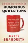 Oxford Dictionary of Humorous Quotations - Book