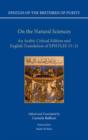 On the Natural Sciences : An Arabic critical edition and English translation of Epistles 15-21 - Book