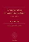 Comparative Constitutionalism - Book