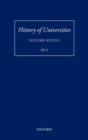 History of Universities : Volume XXVII/1 - Book