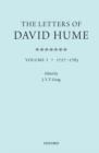 The Letters of David Hume : Volume 1 - Book