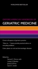 Oxford American Handbook of Geriatric Medicine - eBook