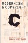 Modernism and Copyright - Book