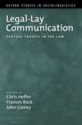 Legal-Lay Communication : Textual Travels in the Law - Book