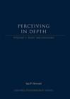 Perceiving in Depth, Volume 1 : Basic Mechanisms - Book