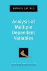 Analysis of Multiple Dependent Variables - Book