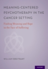 Meaning-Centered Psychotherapy in the Cancer Setting : Finding Meaning and Hope in the Face of Suffering - eBook