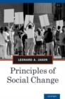 Principles of Social Change - Book