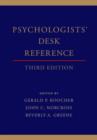 Psychologists' Desk Reference - Book