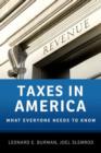 Taxes in America : What Everyone Needs to Know (R) - Book