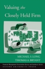 Valuing the Closely Held Firm - eBook