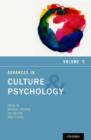 Advances in Culture and Psychology : Volume 3 - Book