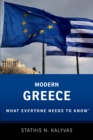 Modern Greece : What Everyone Needs to Know? - eBook