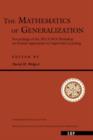 The Mathematics Of Generalization - Book