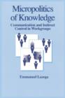 Micropolitics of Knowledge - Book