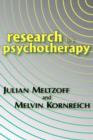 Research in Psychotherapy - Book