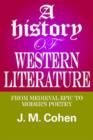 A History of Western Literature : From Medieval Epic to Modern Poetry - Book