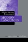 Effective Learning and Teaching in Modern Languages - eBook