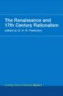 Routledge History of Philosophy Volume IV : The Renaissance and Seventeenth Century Rationalism - eBook