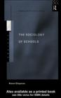 The Sociology of Schools - eBook
