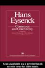 Hans Eysenck: Consensus And Controversy - eBook