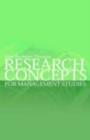 Research Concepts for Management Studies - eBook